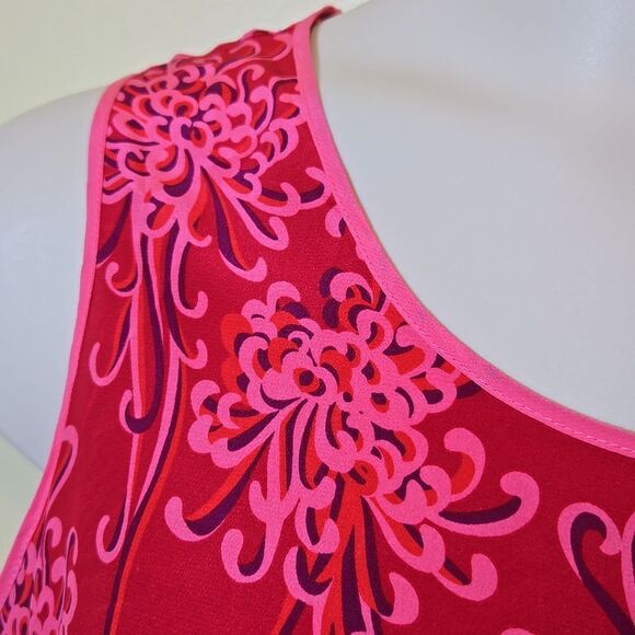 Bob Mackie Women's Silk Tank Blouse Size Medium Wearable Art To Wear Artsy - Picture 6 of 11